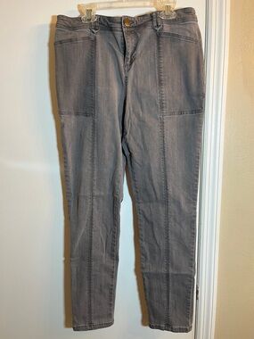 Natural Reflections Gray Straight-Leg Pants